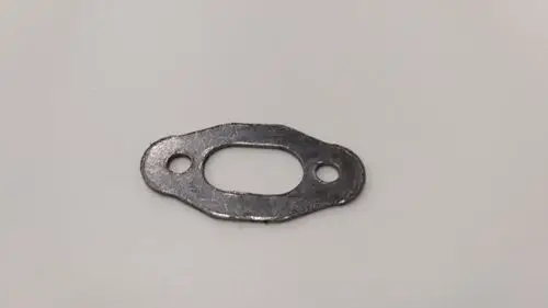 Metallplatte mit ovaler Aussparung und zwei kleinen Löchern, möglicherweise eine Dichtungskomponente, hergestellt von Remeha.